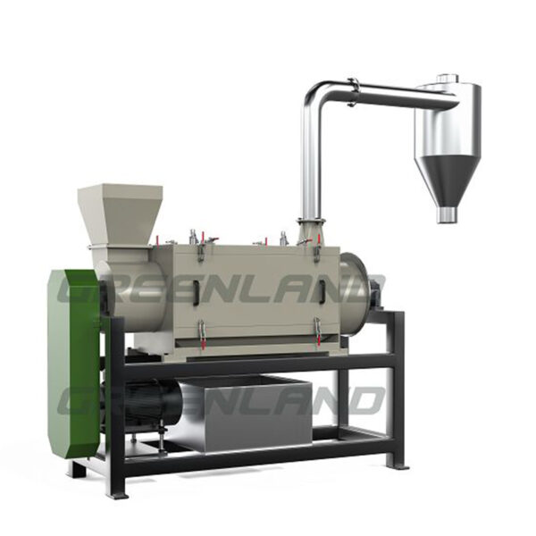 Horizontal Plastic Flakes Dewatering Machine