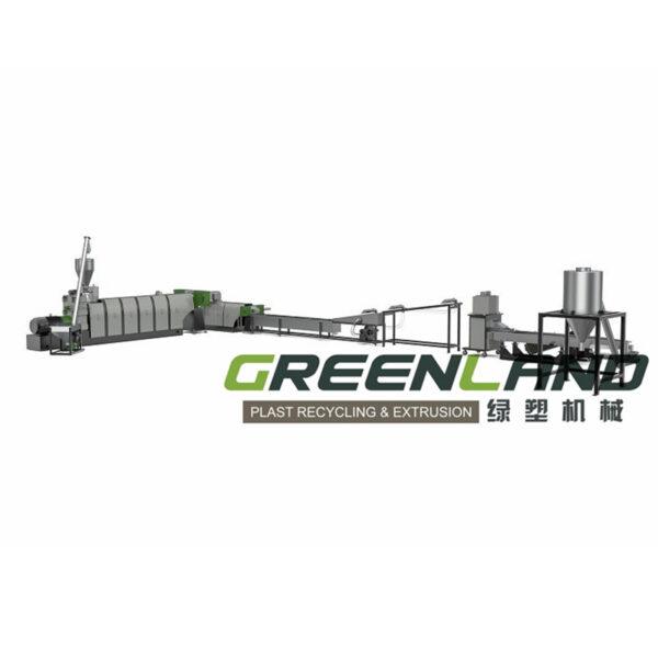 Double Stage Noodle Cutting Plastic Recycling Pelletizing Machine