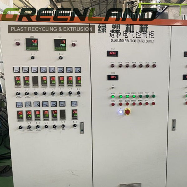 Double Stage Noodle Cutting Plastic Recycling Pelletizing Machine - Image 3