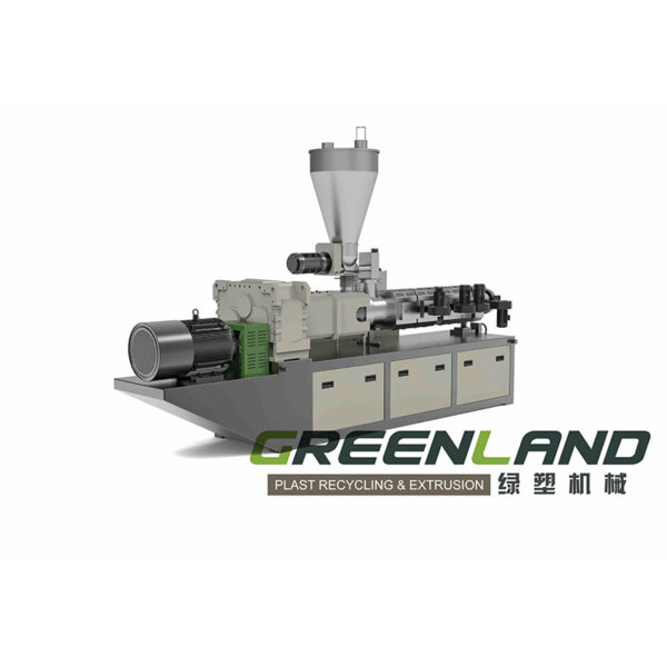 Conical twin extruder pvc compounding pelletizing machine - Image 2